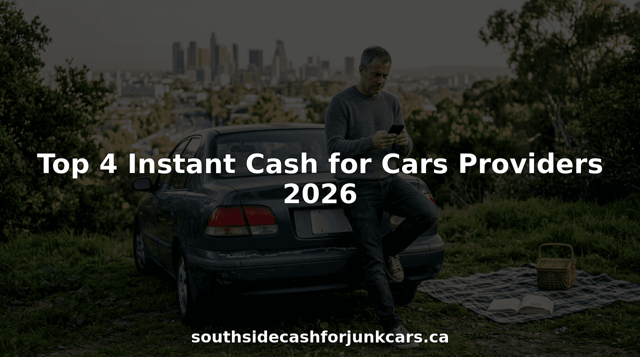 Top 4 Instant Cash for Cars Providers 2026