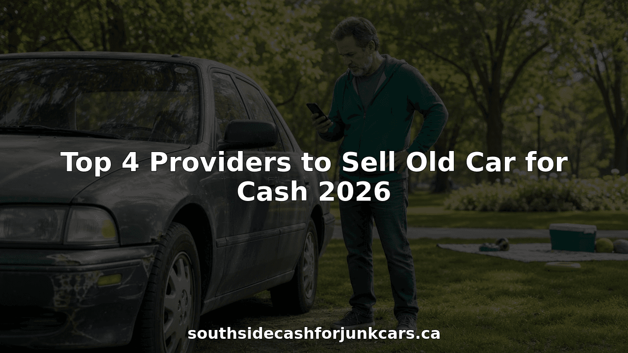 Top 4 Providers to Sell Old Car for Cash 2026
