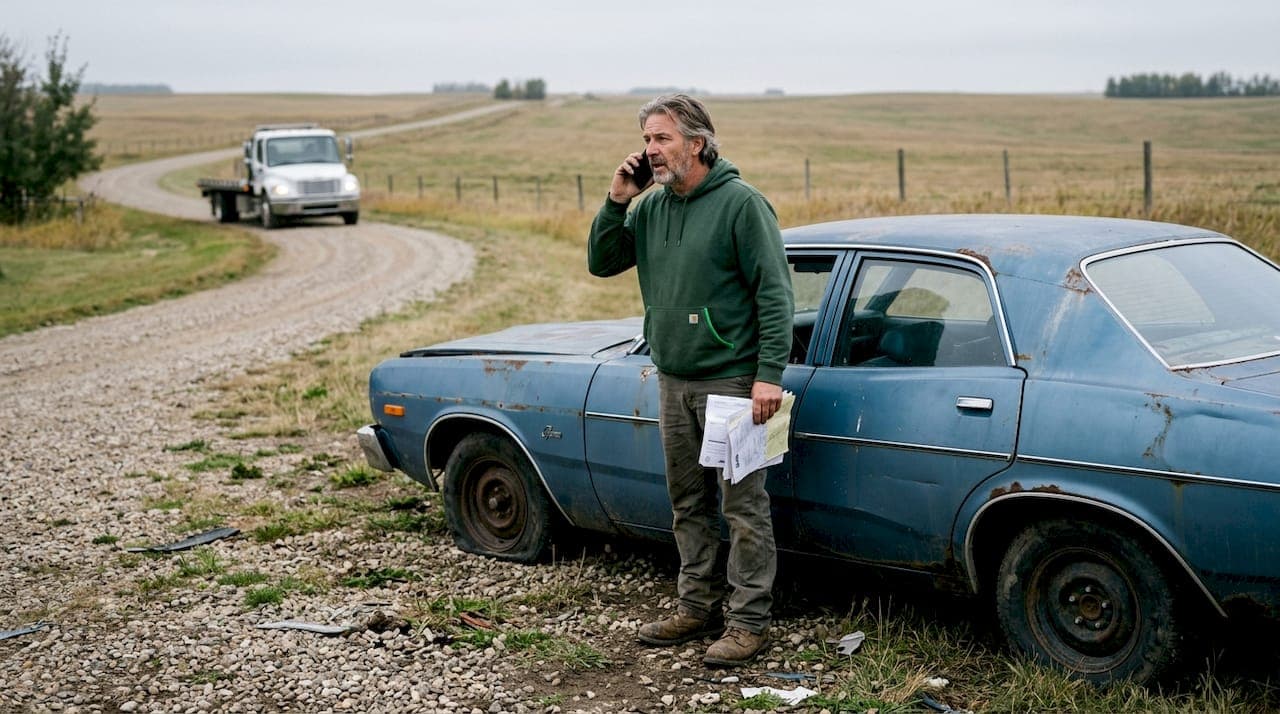 How to Get a Junk Car Towed in Alberta: 2026 Guide